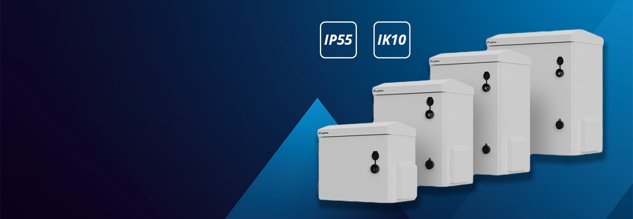 Нови 10-инчови шкафове за монтаж в рак с клас на защита IP 55