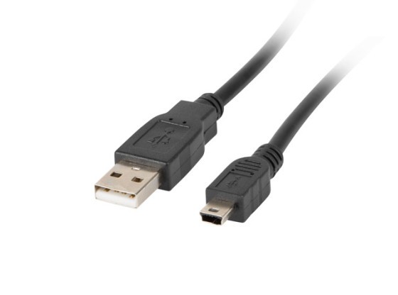 USB MINI(M)-&gt;USB-A(M) 2.0 КАБЕЛ 0.3M ЧЕРЕН (CANON) LANBERG