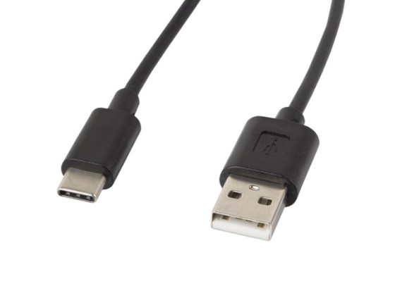 USB-C(M)-&gt;USB-A(M) 2.0 КАБЕЛ 1.8M BLACK LANBERG