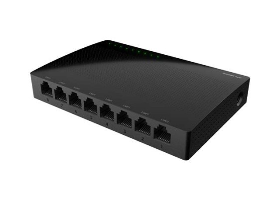 ПРЕВКЛЮЧВАТЕЛ LANBERG DSP1-1008 8X 1GB/S НЕУПРАВЛЯЕМ ГИГАБИТОВ ЕТЕРНЕТ ЗА НАСТОЛНИ КОМПЮТРИ 5V V2
