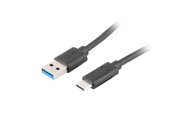 USB-C(M)-&gt;USB-A(M) 3.1 КАБЕЛ 1.8M ЧЕРЕН LANBERG