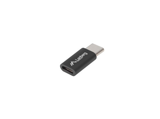 АДАПТЕР USB-C(M) 2.0-&gt;USB MICRO(F) ЧЕРЕН LANBERG