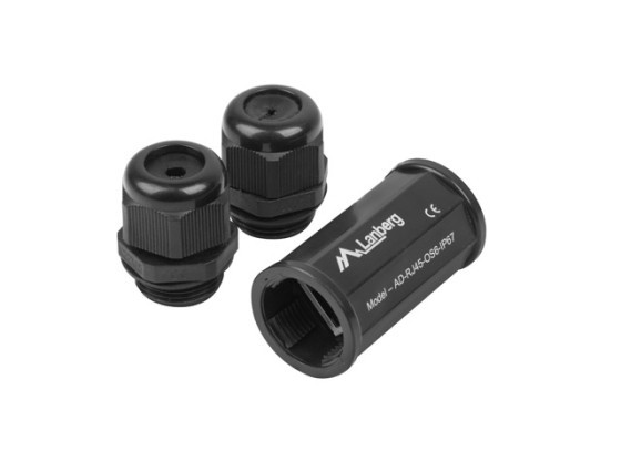 RJ45 ВГРАДЕН КУПЛУНГ CAT.6 FTP ВОДОУСТОЙЧИВ IP67 LANBERG