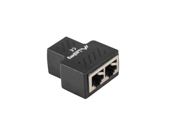RJ45 ВГРАДЕН КУПЛУНГ RJ45->2XRJ45 ЕКРАНИРАН LANBERG