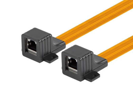 RJ45 ВГРАДЕН КУПЛУНГ ТЪНЪК КАБЕЛ С ПРОЗОРЕЦ 23CM LANBERG