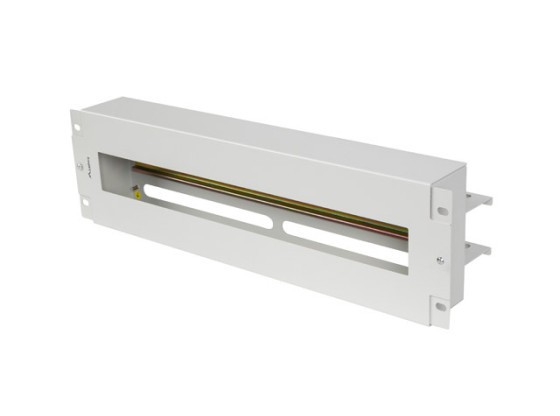 19" 3U ПАНЕЛ ЗА РАЗПРЕДЕЛЕНИЕ НА НАПРЕЖЕНИЕ С DIN ШИНА TS-35 СИВ LANBERG