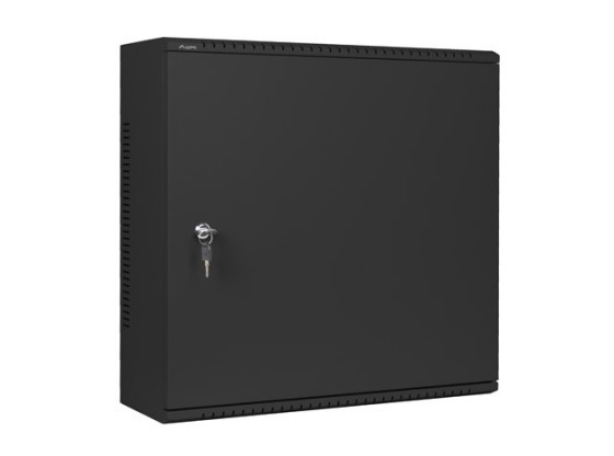 ИНСТАЛАЦИОННА СТОЙКА 19" 6U+3U ВИСЯЩА СТОЙКА 540X200 НИСКОПРОФИЛНА ЧЕРНА LANBERG (СГЛОБЕНА)