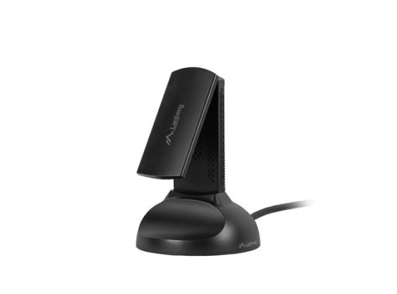 LANBERG БЕЗЖИЧНА WIFI МРЕЖОВА КАРТА NC-3000-WI USB 3.0 AX3000 ТРИБАНДОВА 2 ВЪТРЕШНИ АНТЕНИ