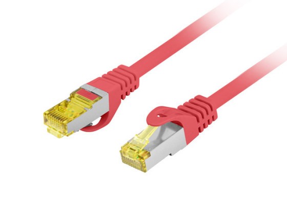 ПАЧКОРД CAT.6A S/FTP LSZH CU 20M ЧЕРВЕН FLUKE ПРЕМИНА LANBERG