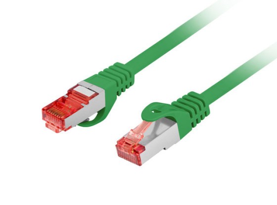 ПАЧКОРД CAT.6 S/FTP LSZH CU 20M ЗЕЛЕН FLUKE ПРЕМИНА LANBERG