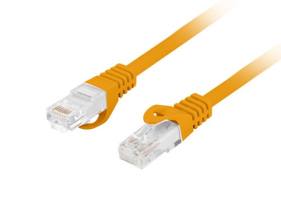 ПАЧКОРД CAT.6 UTP LSZH CU 3M ОРАНЖЕВ FLUKE ПРЕМИНА LANBERG
