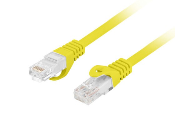 ПАЧКОРД CAT.6 UTP LSZH CU 5M ЖЪЛТ FLUKE ПРЕМИНАЛ LANBERG