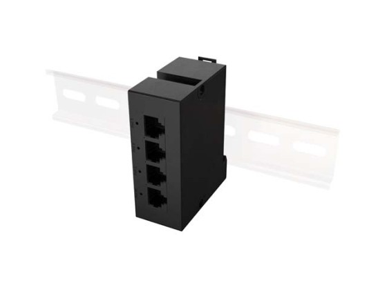 ПРЕВКЛЮЧВАТЕЛ LANBERG DIN-GE4-BT-90W 1XIN 3XOUT 1GB POE EXTENDER GIGABIT ETHERNET DIN RAIL BT 90W