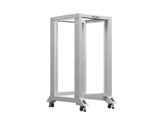 ОТВОРЕН ШКАФ 19" 22U 600X800 СИВ LANBERG