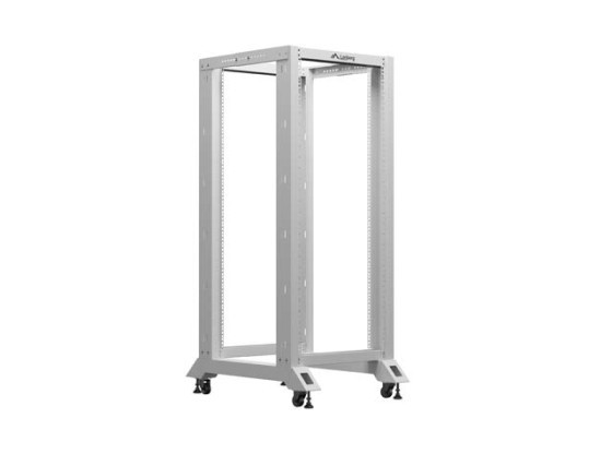 ОТВОРЕН ШКАФ 19" 27U 600X800 СИВ LANBERG