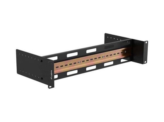 МОНТАЖНА РЕЙКА DIN TS-35 19" 2U ЧЕРНА LANBERG
